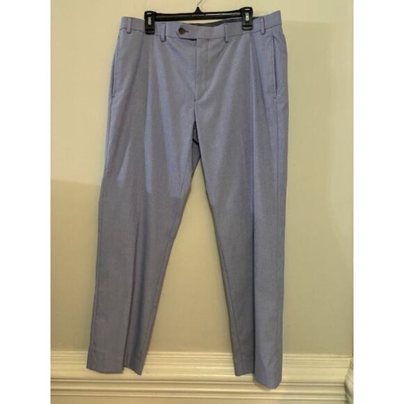 NWT Ralph Lauren Mens Pants Trousers Office Career Blue Pinstripe 36X30 - Picture 1 of 7